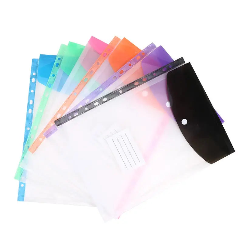 Expandable A4 Binder Pocket Organizer – Plastic Folders for Office Storage