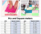 Soft Foam Patchwork Play Mats – Interlocking Carpet Tiles for Kids Rooms