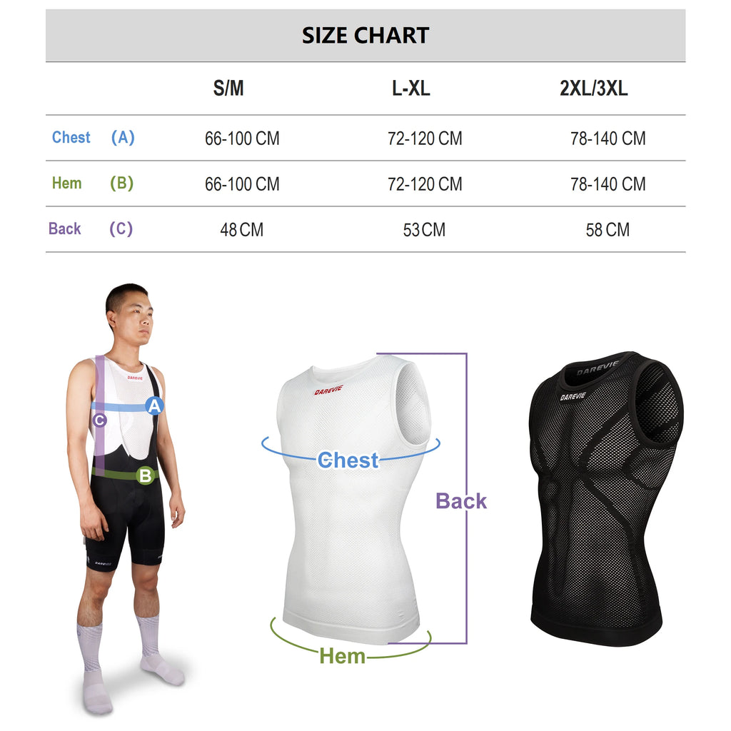 Seamless Cycling Base Layer – Compression Undershirt for Sports and Fitness