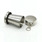 Stainless Steel Telescopic Cup – Portable Folding Drinkware for Camping