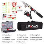 Telescopic Fishing Rod Combo – Carbon Fiber Kit with Spinning Reel and Bag
