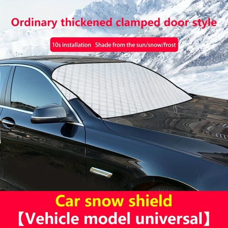 Universal Windshield Snow Cover – Waterproof Frost Protection for Winter Outdoors