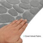 Absorbent Bathroom Rug – Slip-Resistant Floor Mat for Shower and Bathtub
