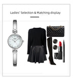 Minimalist Women's Quartz Watch – Waterproof Round Dial for Daily Fashion