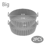 Reusable Silicone Air Fryer Basket – Non-Stick Baking Tray for Cooking