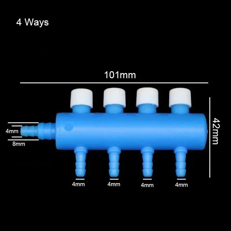Aquarium Air Pump Valve – Multi-Way Flow Splitter for Fish Tank Aeration