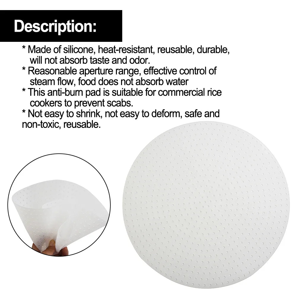 Silicone Rice Cooker Mat – Non-Stick Anti-Scorch Liner for Commercial Kitchens
