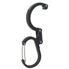 Rotating Hybrid Gear Clip – Heavy Duty Carabiner for Camping and Hiking