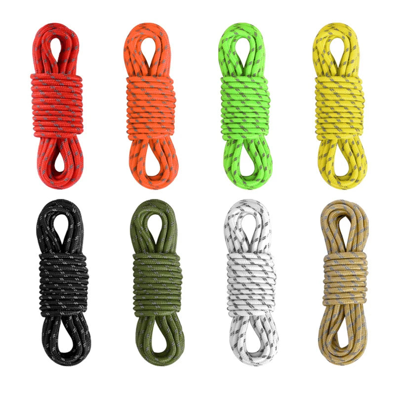 Reflective Paracord – 5mm 5m Windproof Rope for Outdoor Camping and Survival