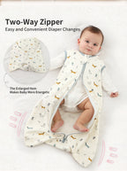 Cotton Baby Sleeping Bag – Anti-Kick Vest Swaddle for Infant Sleep