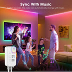 Addressable COB LED Strip Light – RGBIC WIFI Tape for Smart Home Decor