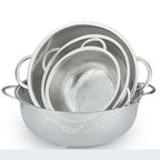 Stainless Steel Drain Basket – Perforated Strainer for Fruit and Vegetable