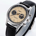Sugess 1963 Mechanical Chronograph Watch – Sapphire Pilot Style for Men