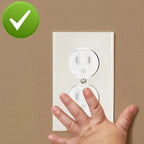 Clear Childproof Outlet Covers – Baby Safety Electrical Socket Protectors for Home