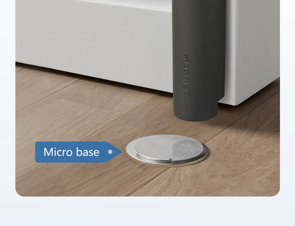 Magnetic Door Stop – Heavy Duty Nail Free Bumper for Home Security