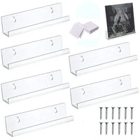 Acrylic Vinyl Record Wall Mount – Clear Display Shelf for Music Collectors
