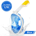 Full Face Snorkel Mask – Anti Fog Diving Gear for Adults and Kids