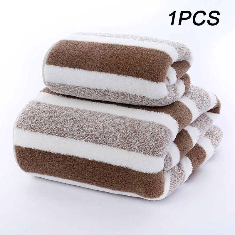Bamboo Charcoal Coral Velvet Bath Towel – Super Absorbent for Daily Bathroom Use
