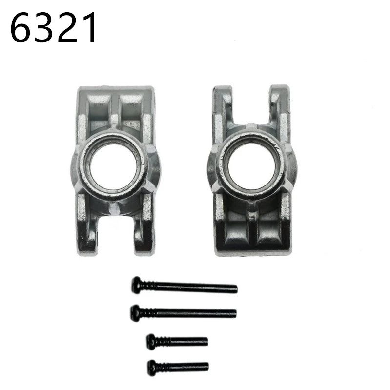 RC Car Spare Parts – Oil Shock Absorbers and Tires for 1/16 Scale Models