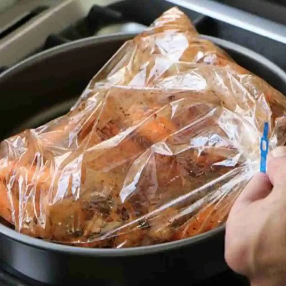 Heat Resistant Turkey Roasting Bags – Oven Liners for Cooking and Baking