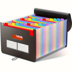Expandable File Folder – 25 Pocket Accordion Organizer for Documents
