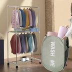 Collapsible Mesh Laundry Hamper – Breathable Pop-Up Basket for Dorm and Travel