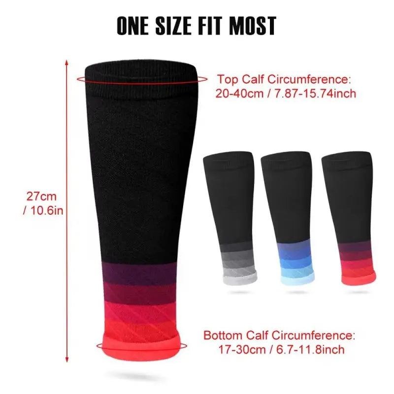 Compression Calf Sleeves – 20-30mmHg Shin Support for Running and Athletics