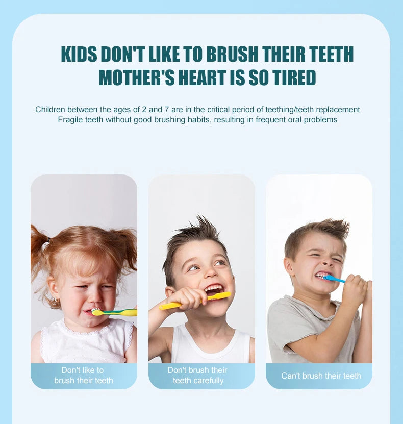 U-Shaped Electric Toothbrush – Silicone Sonic Rechargeable Kids Toothbrush