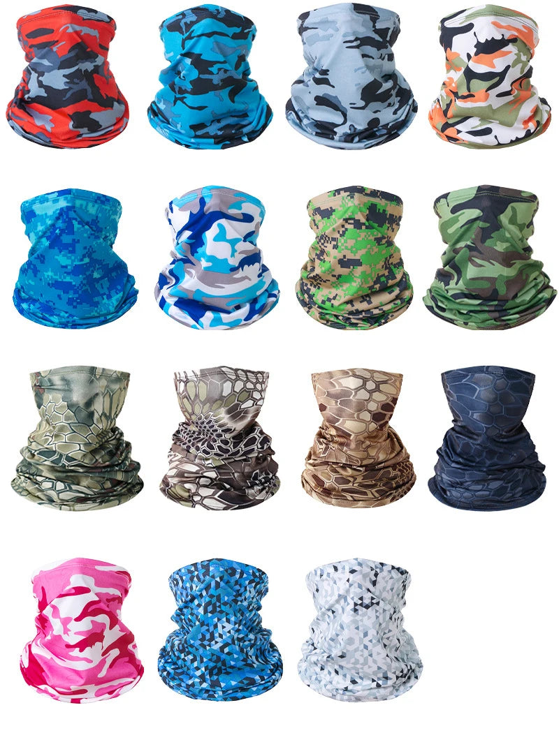 Ice Silk Neck Gaiter – Sun Protection for Motorcycle Riding and Sports