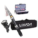 Telescopic Fishing Rod Combo – Carbon Fiber Kit with Spinning Reel and Bag