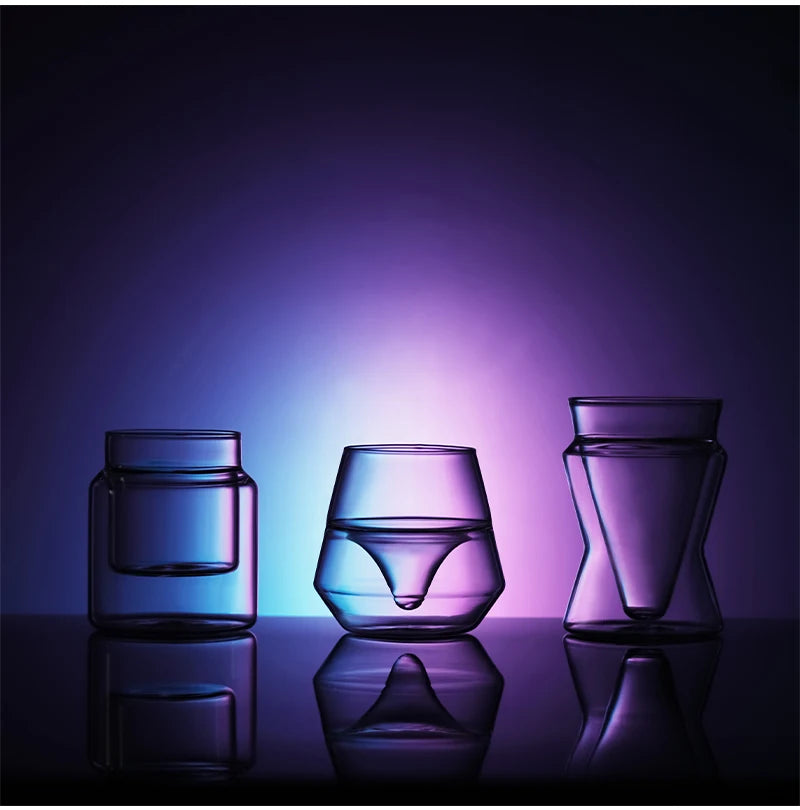 Double Wall Glass Coffee Mugs – Borosilicate Espresso Cups for Baristas