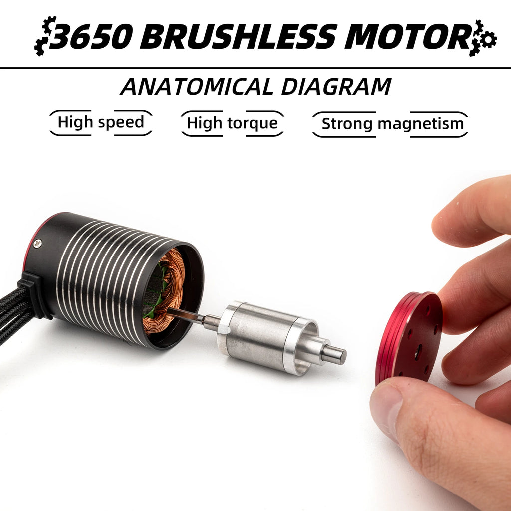 Brushless RC Motor and ESC Set – High Performance for 1/10 Racing Cars
