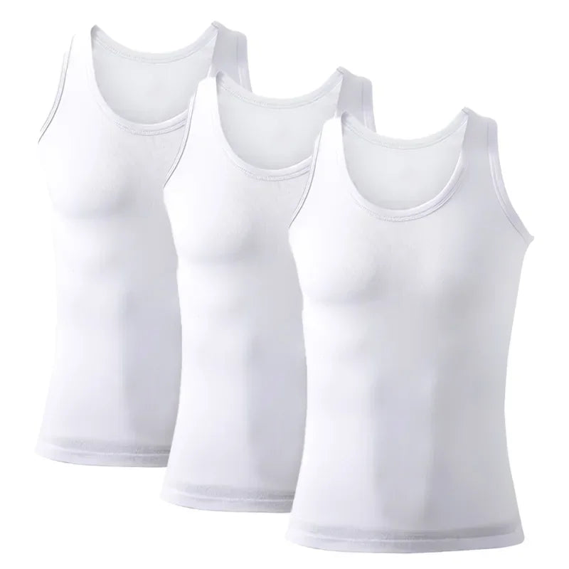 Cotton Tank Undershirts – Breathable Sleeveless Vests for Gym and Fitness