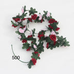 Artificial Rose Rattan Vine – 250CM Floral Garland for Wedding Home Decor