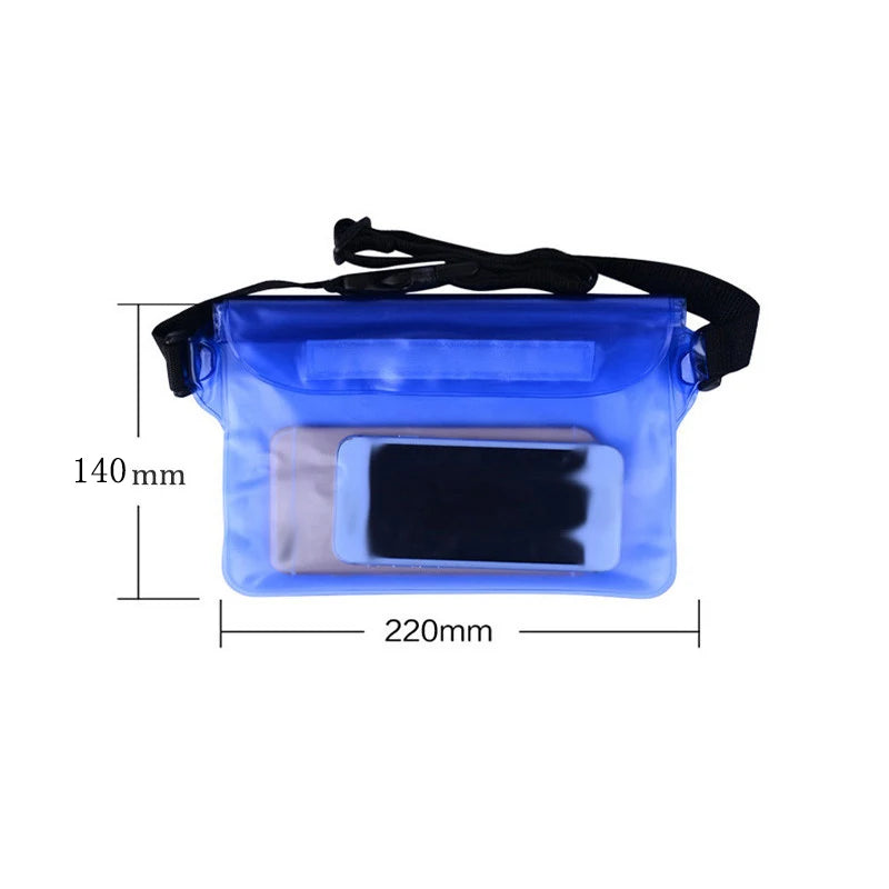 Waterproof Dry Waist Bag – Floating Pouch for Swimming Diving and Boating
