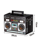 Retro Boom Box Candy Boxes – Paper Gift Containers for 80s 90s Hip Hop Parties
