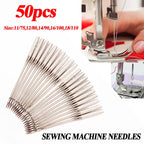 Universal Sewing Machine Needles – Assorted Sizes for Home Fabric Projects