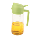 Glass Oil Dispenser Bottle – 2-in-1 Spray and Pour for Kitchen Cooking