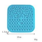 Silicone Slow Feeder Mat – Anti-Choking Pet Licking Bowl for Bath and Grooming