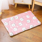 Flannel Pet Bed – Thickened Sleeping Mat for Small and Large Dogs and Cats
