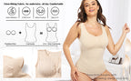 Plus Size Shaper Cami – Built-in Bra Compression Tank for Tummy Control