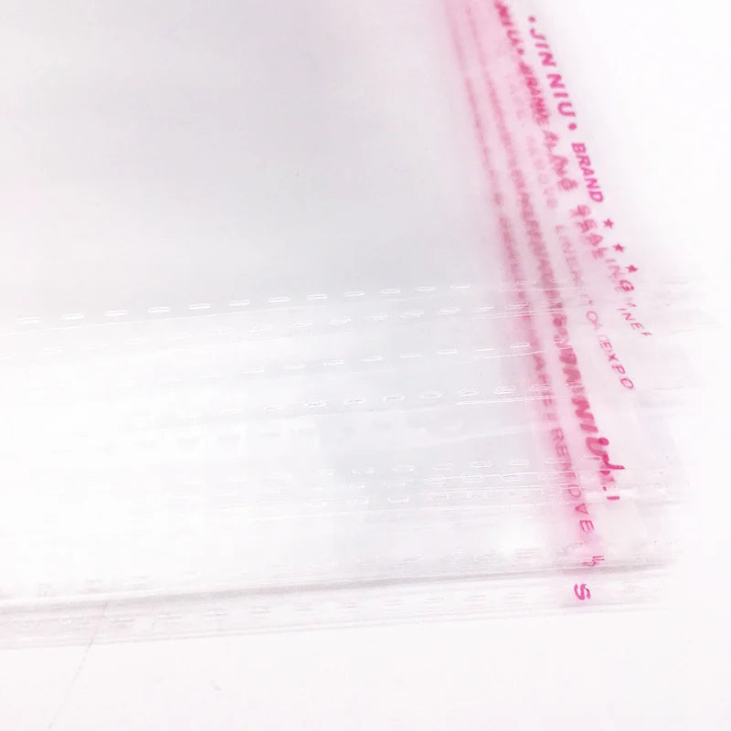 Resealable Clear OPP Bags – Adhesive Plastic Pouches for Jewellery Packaging