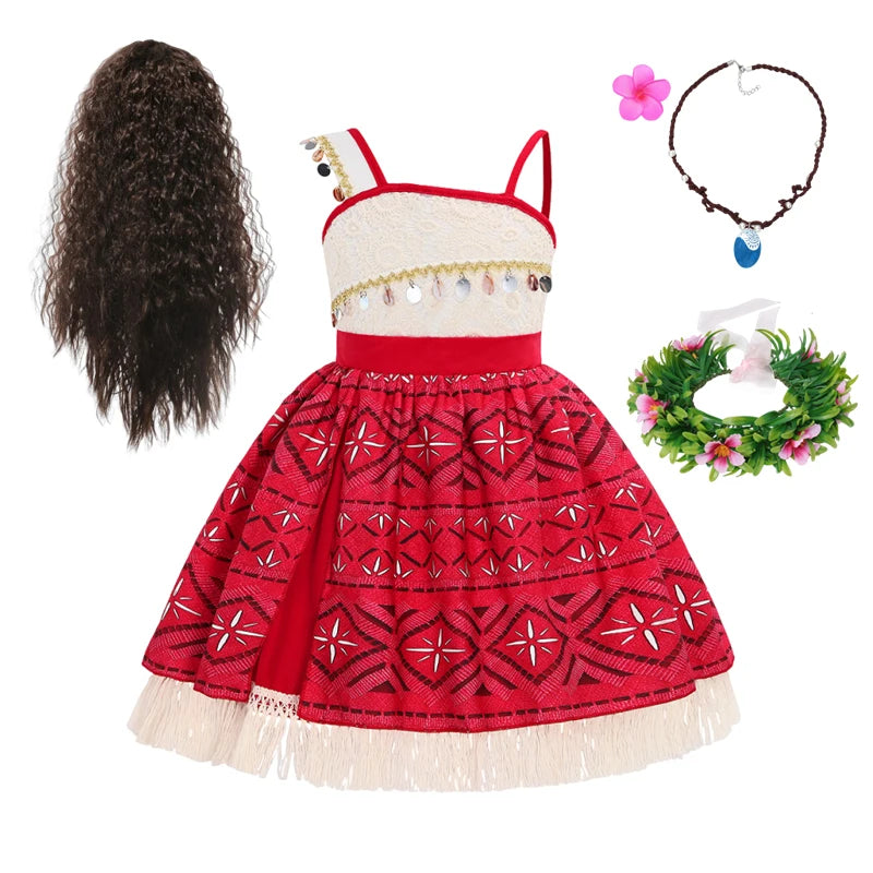 Princess Costume Dress – Kids Summer Cosplay Outfit for Party
