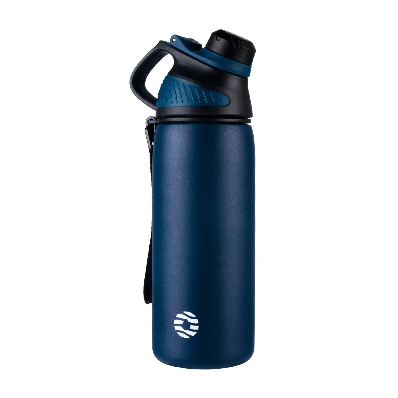 Stainless Steel Vacuum Flask – Magnetic Lid Thermal Mug for Outdoor Sports