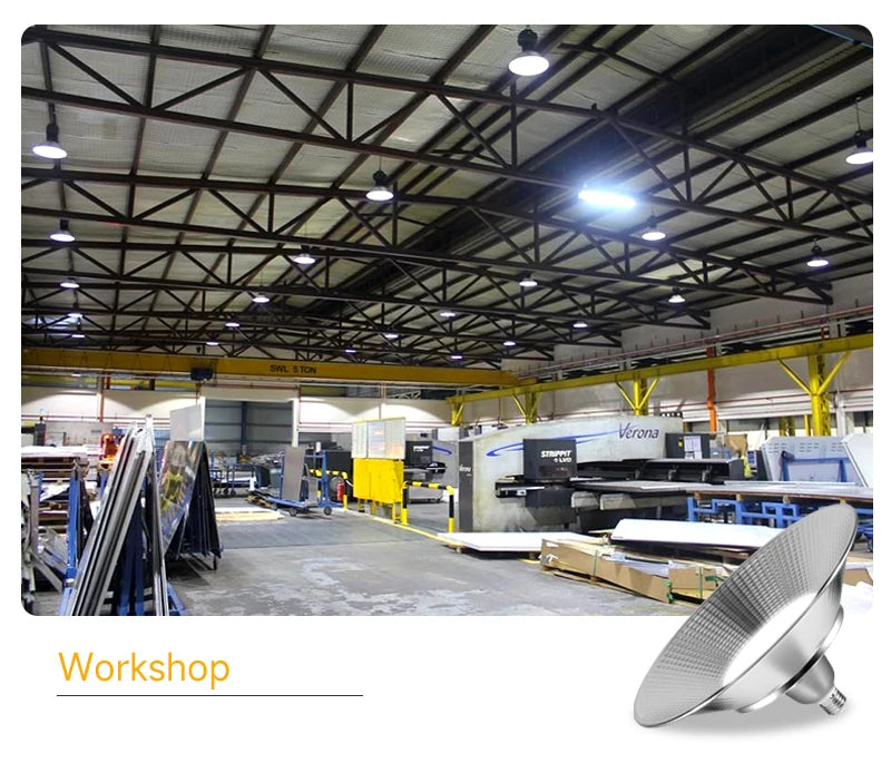 Waterproof LED Garage Bay Light – Aluminum High Brightness for Warehouse