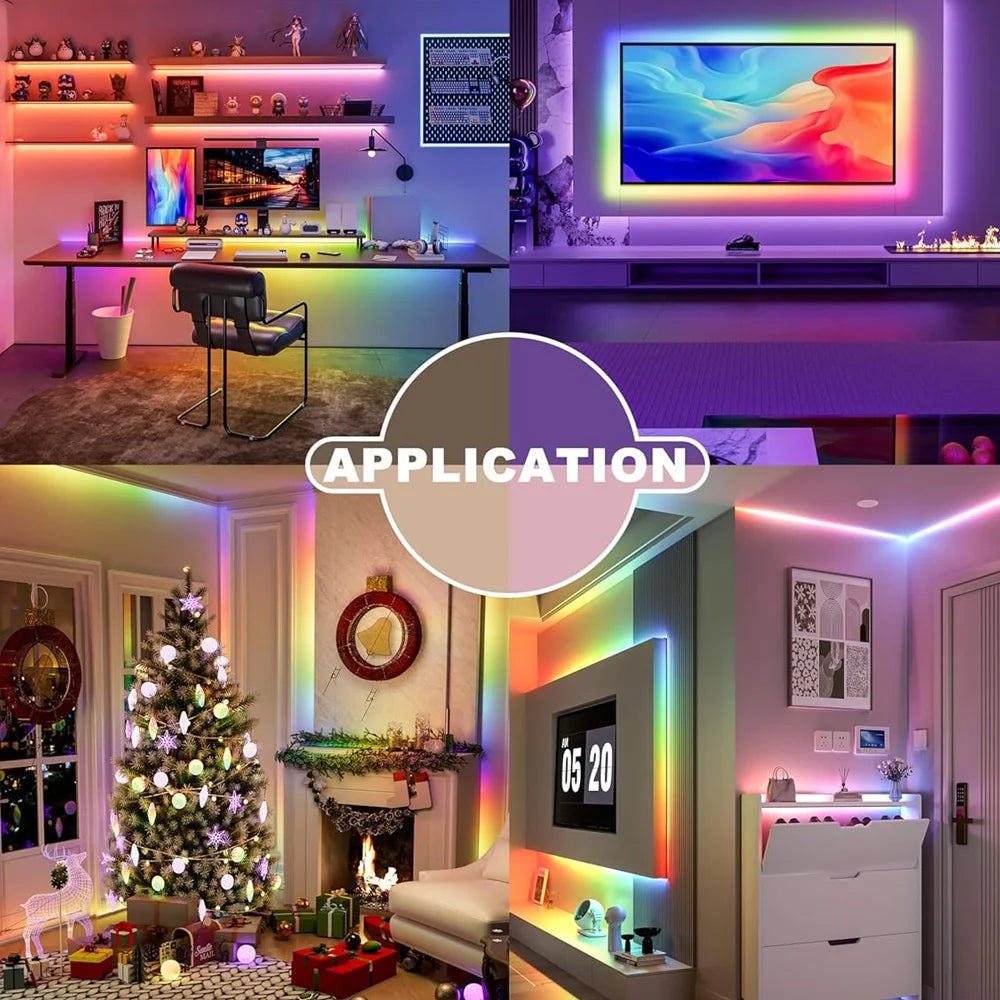 Addressable RGBIC COB LED Strip – Dream Color Lighting for Home Decor
