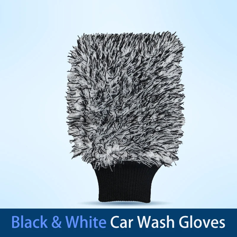 Car Wash Brush – Plush Non-Slip Tool for Wheels and Rims Cleaning