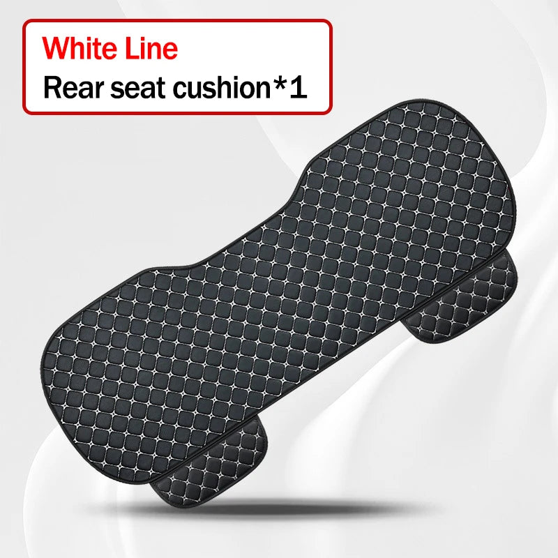 Universal PU Leather Car Seat Cover – Minimalist Soft Cushion for Auto Interior