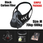 Elevation Training Mask – Black Fitness Gear for Running and Gym Workouts
