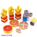 Mini Food Building Blocks – Toy Kitchen Accessories for Creative Play